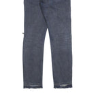 LEVI'S 505C Womens Jeans Blue Classic Straight Denim Medium W26 L27 Distressed