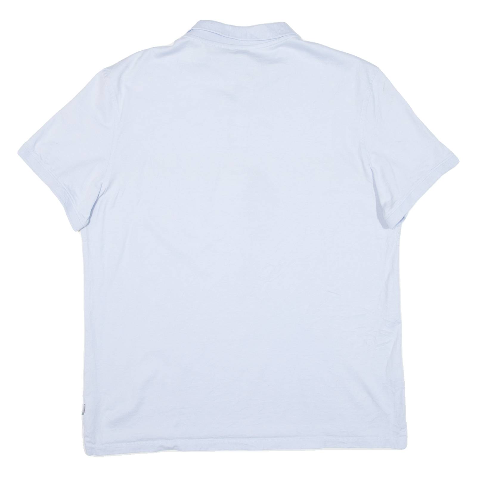 CALVIN KLEIN Womens Polo Shirt Blue XL