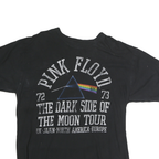 PINK FLOYD Mens Black The Dark Side Of The Moon Tour Graphic T-Shirt XL Short