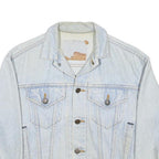 LEVI'S Womens Blue Cotton Denim Jacket S Button Closure Classic Fit Casual