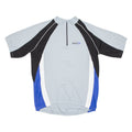 Cycling Mens Jersey Grey 1/4 Zip L