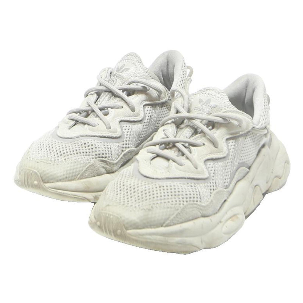 ADIDAS Ozweego Womens White Synthetic UK 3 Chunky Trainers Comfortable Fashion