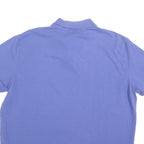 POLO RALPH LAUREN Mens Blue Short Sleeve Plain Polo Shirt XL Cotton Blend