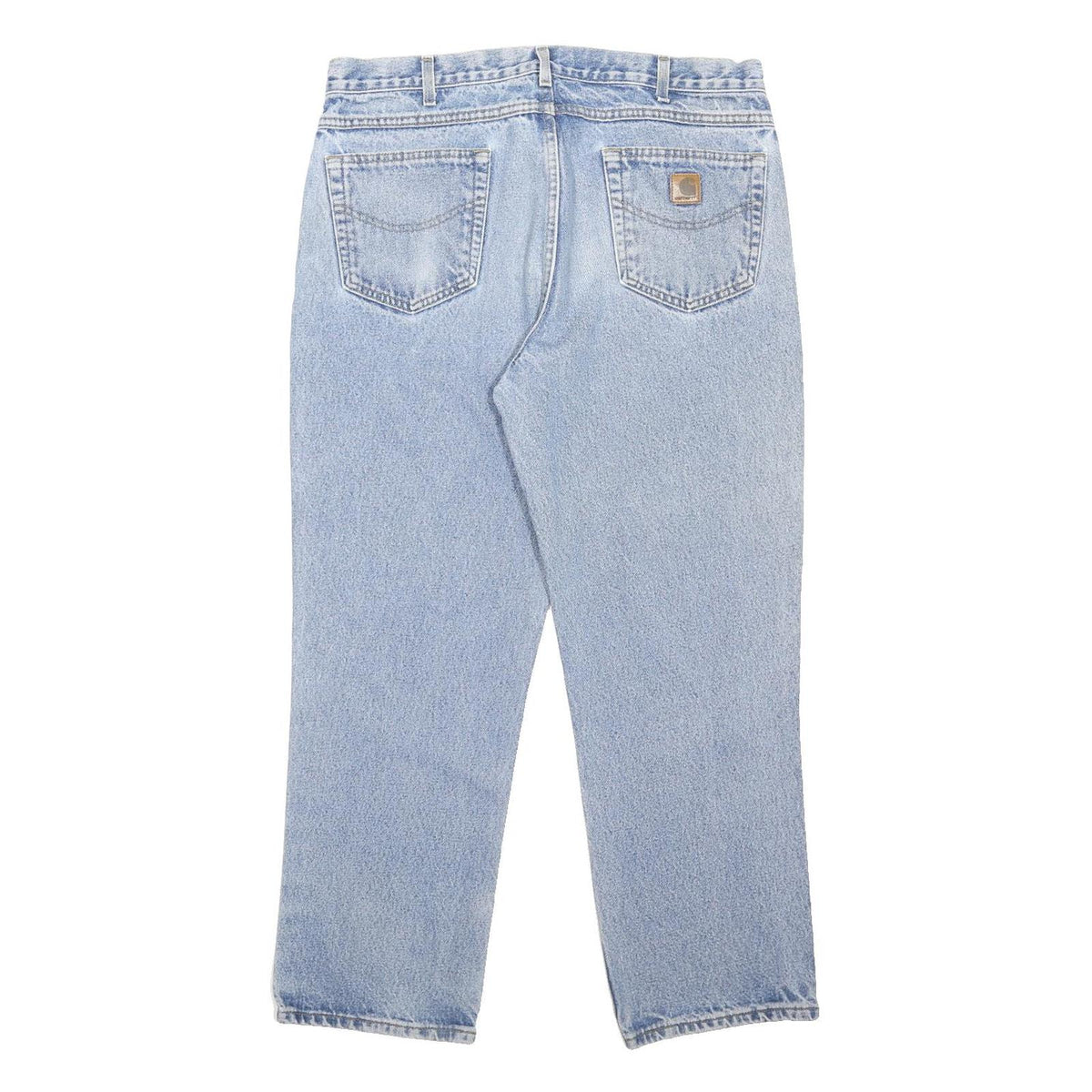 CARHARTT Mens Jeans Blue Relaxed Straight Denim Light W38 L29 Classic Style