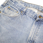 CARHARTT Mens Jeans Blue Relaxed Straight Denim Light W38 L29 Classic Style