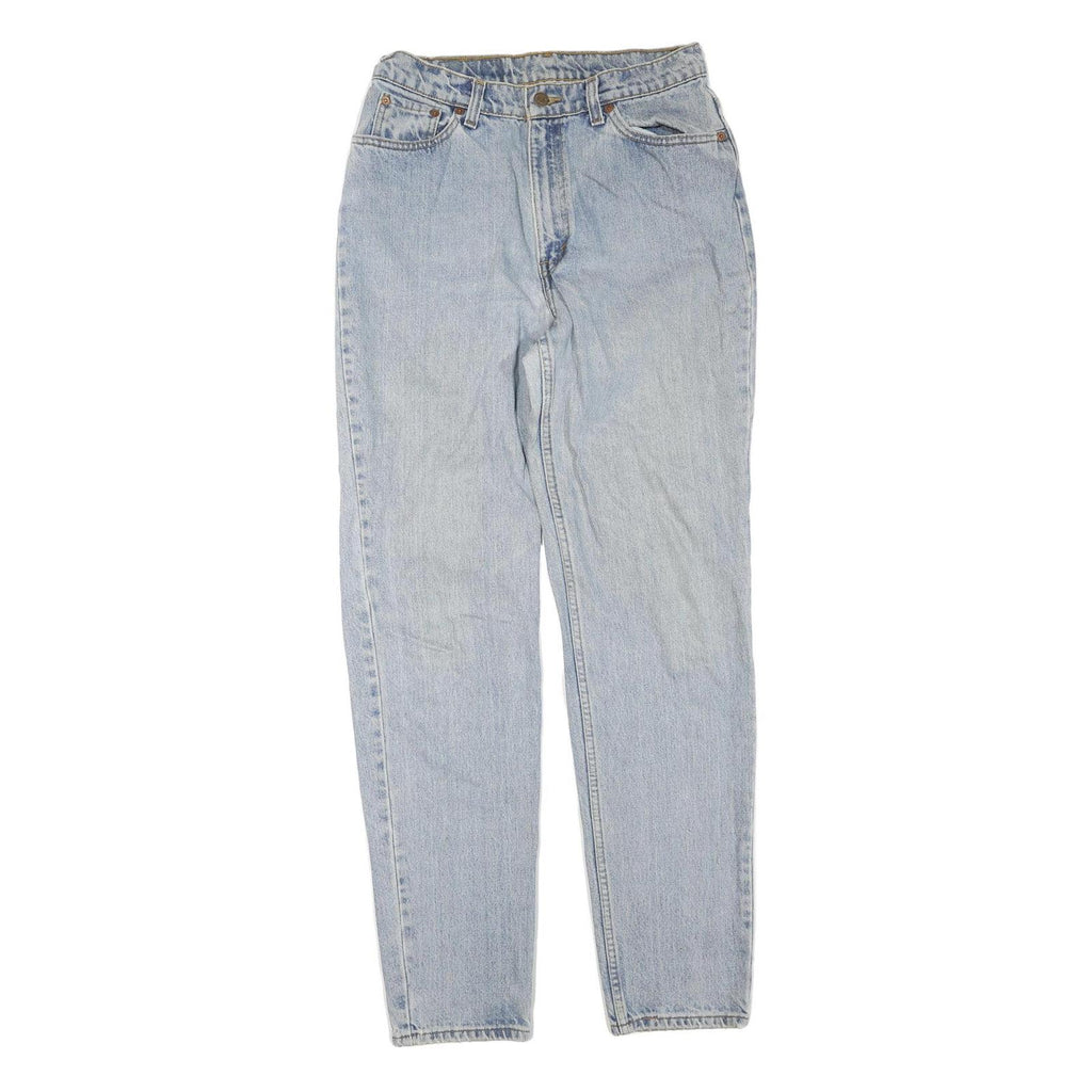 LEVI'S Womens 512 Tapered Jeans Blue Regular Tapered Denim Medium W28 L32