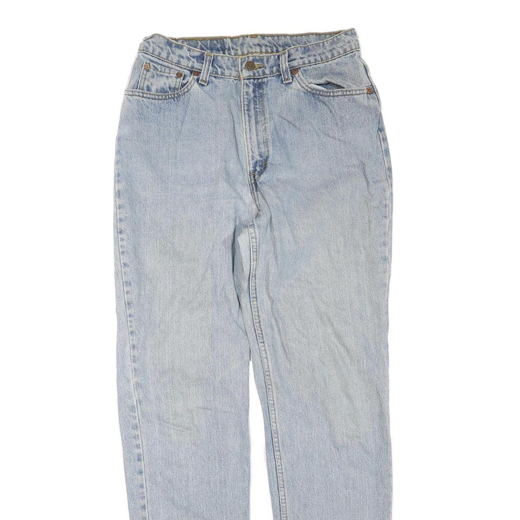 LEVI'S Womens 512 Tapered Jeans Blue Regular Tapered Denim Medium W28 L32