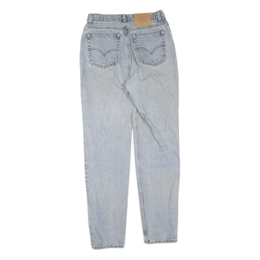 LEVI'S Womens 512 Tapered Jeans Blue Regular Tapered Denim Medium W28 L32