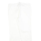 NAUTICA Womens Cotton Blend White Slim Straight Trousers W29 L27 Slim Fit Zip