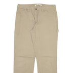 TOMMY HILFIGER Carpenter Womens Trousers Beige Regular Straight W32 L30