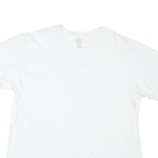 CALVIN KLEIN Mens White XL Plain Crew Neck Short Sleeve Casual T-Shirt
