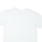 CALVIN KLEIN Mens White XL Plain Crew Neck Short Sleeve Casual T-Shirt