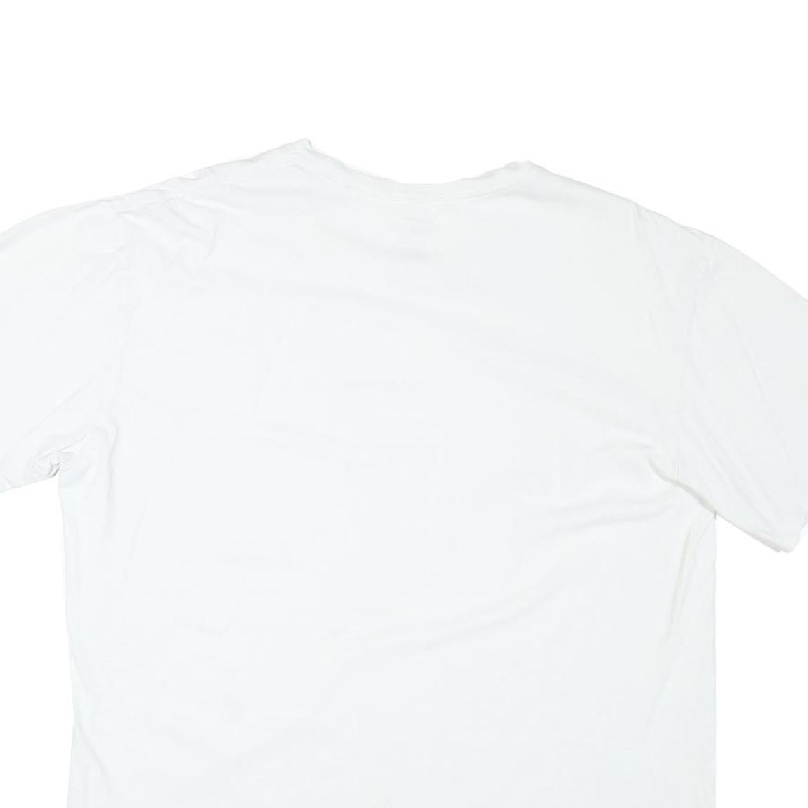 CALVIN KLEIN Mens White XL Plain Crew Neck Short Sleeve Casual T-Shirt