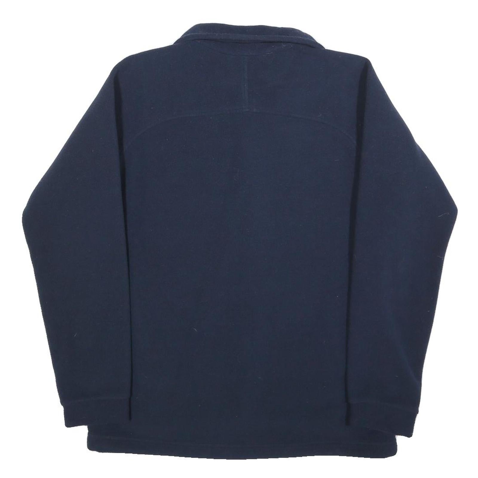 BERGHAUS Womens Navy Blue Fleece Jacket M Polyester Zip Outdoor Warm