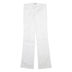 MOSCHINO Womens Trousers White Slim Bootcut W28 L34