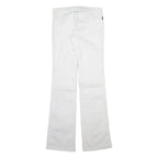 MOSCHINO Womens Trousers White Slim Bootcut W28 L34