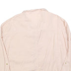 PROMOD Womens Pink Cotton Blend Casual Jacket L Zip Plain Lightweight Relaxed