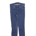 LEE Womens Slim Slim Fit Blue Denim Cotton Blend Jeans W28 L33 Stylish