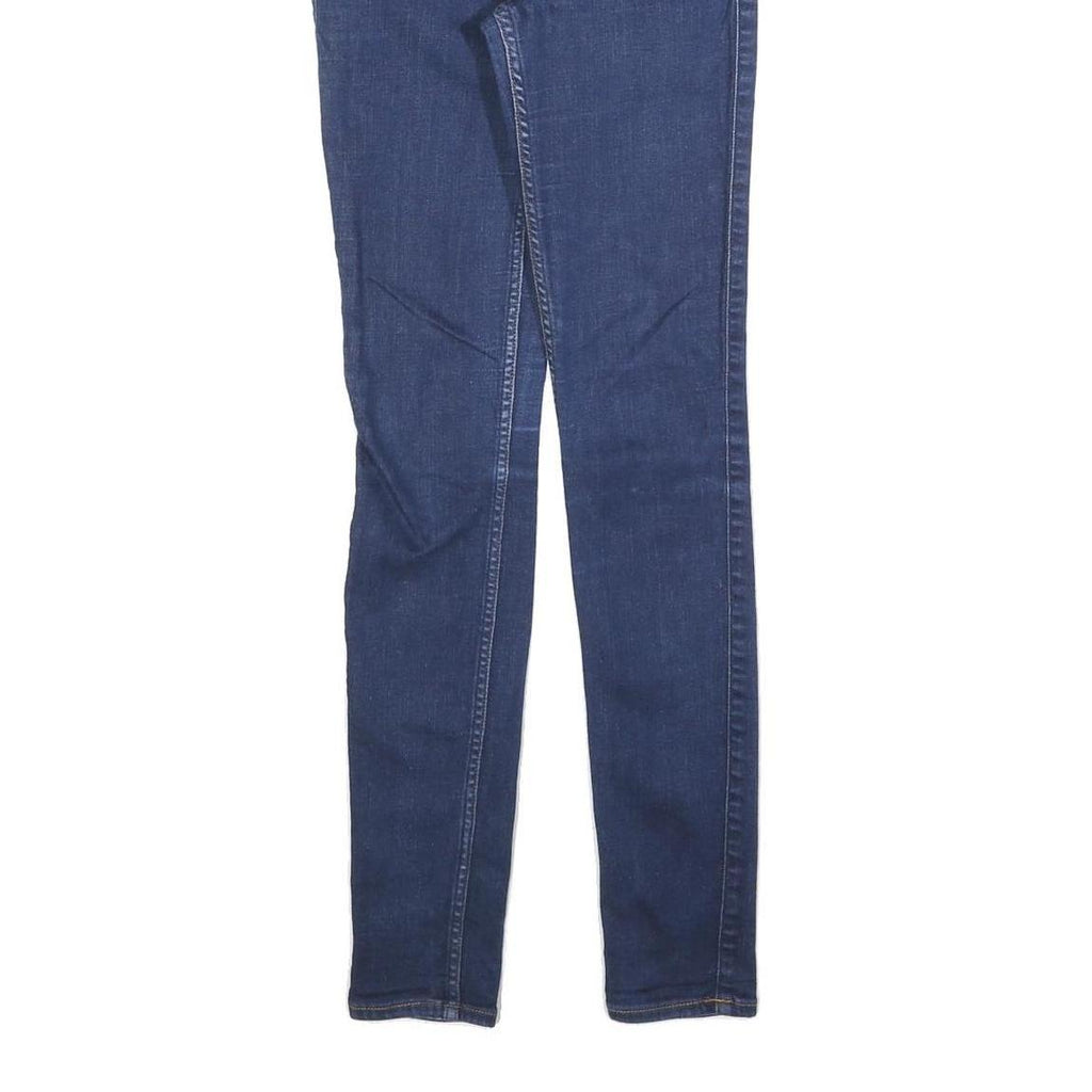 LEE Womens Slim Slim Fit Blue Denim Cotton Blend Jeans W28 L33 Stylish