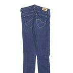 LEE Womens Slim Slim Fit Blue Denim Cotton Blend Jeans W28 L33 Stylish