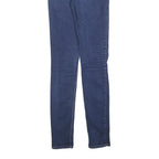 LEE Womens Slim Slim Fit Blue Denim Cotton Blend Jeans W28 L33 Stylish