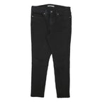 LEVI'S Womens Slim Black Denim Skinny Jeans Cotton Blend W30 L25 Classic Casual