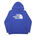 THE NORTH FACE Womens Blue Hoodie L Cotton Blend Casual Pullover