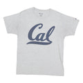 CHAMPION Mens Grey Cal Graphic T-Shirt M Short Sleeve Crew Neck Cotton Blend