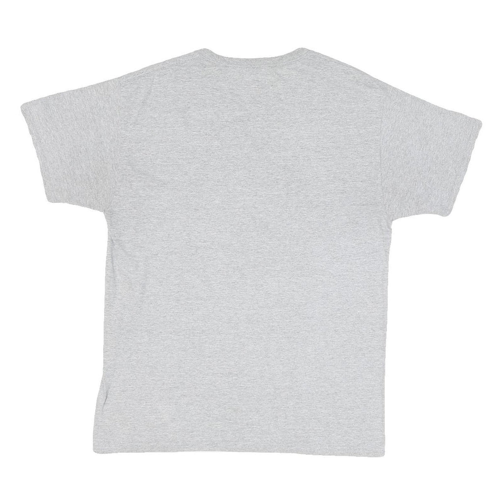 CHAMPION Mens Grey Cal Graphic T-Shirt M Short Sleeve Crew Neck Cotton Blend