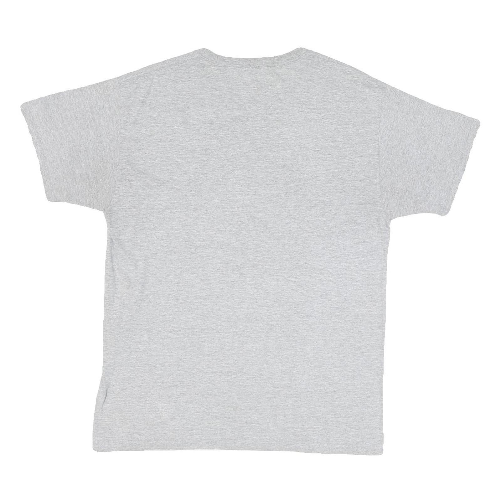 CHAMPION Mens Grey Cal Graphic T-Shirt M Short Sleeve Crew Neck Cotton Blend