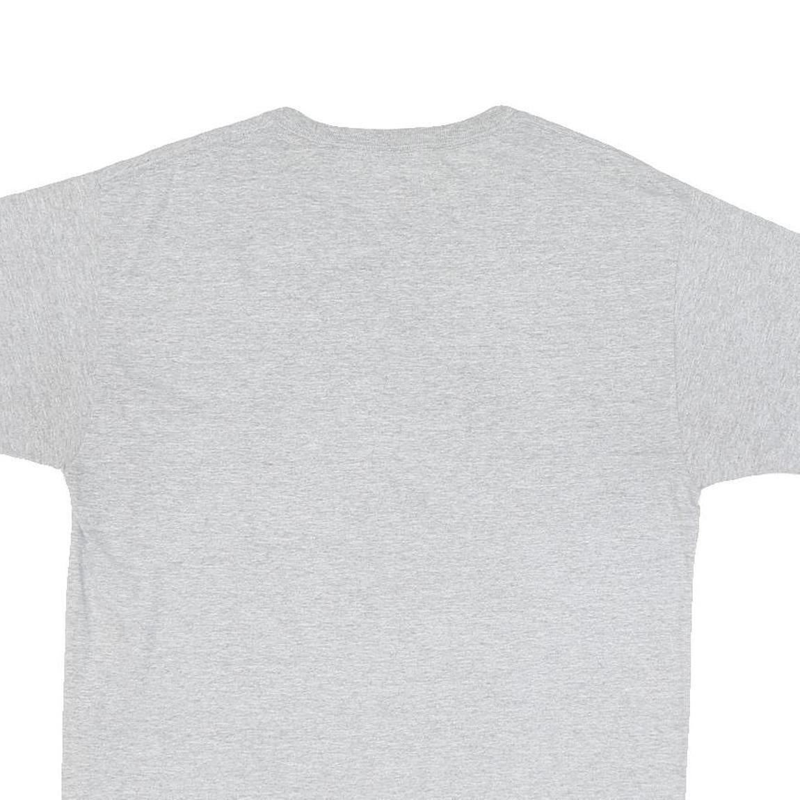 CHAMPION Mens Grey Cal Graphic T-Shirt M Short Sleeve Crew Neck Cotton Blend