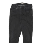 LEVI'S 721 Womens Jeans Black Slim Skinny Denim W26 L24 Stylish Classic Zip