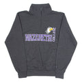 CHAMPION Nazareth College Mens Sweatshirt Grey 1/4 Zip USA S