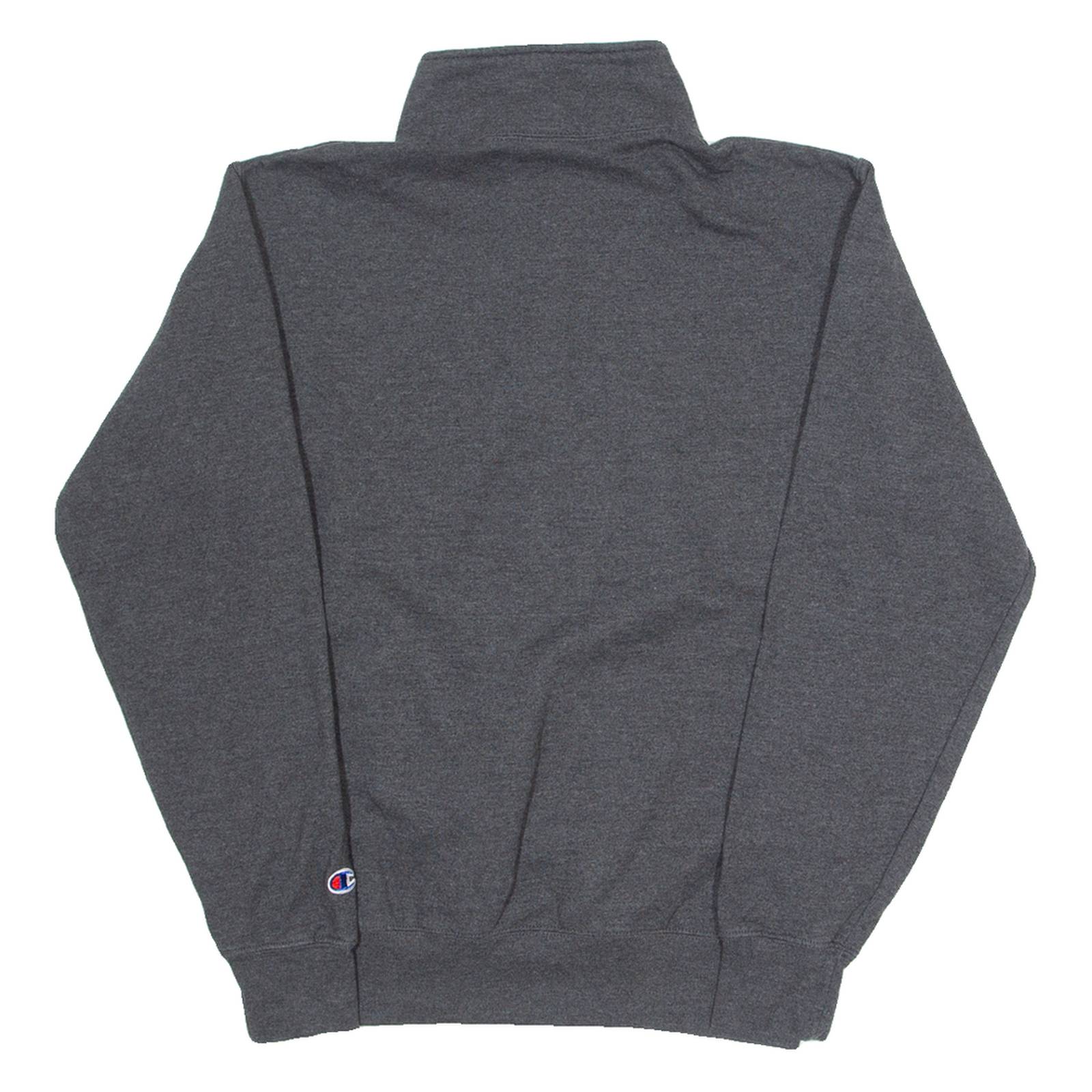 CHAMPION Nazareth College Mens Sweatshirt Grey 1/4 Zip USA S