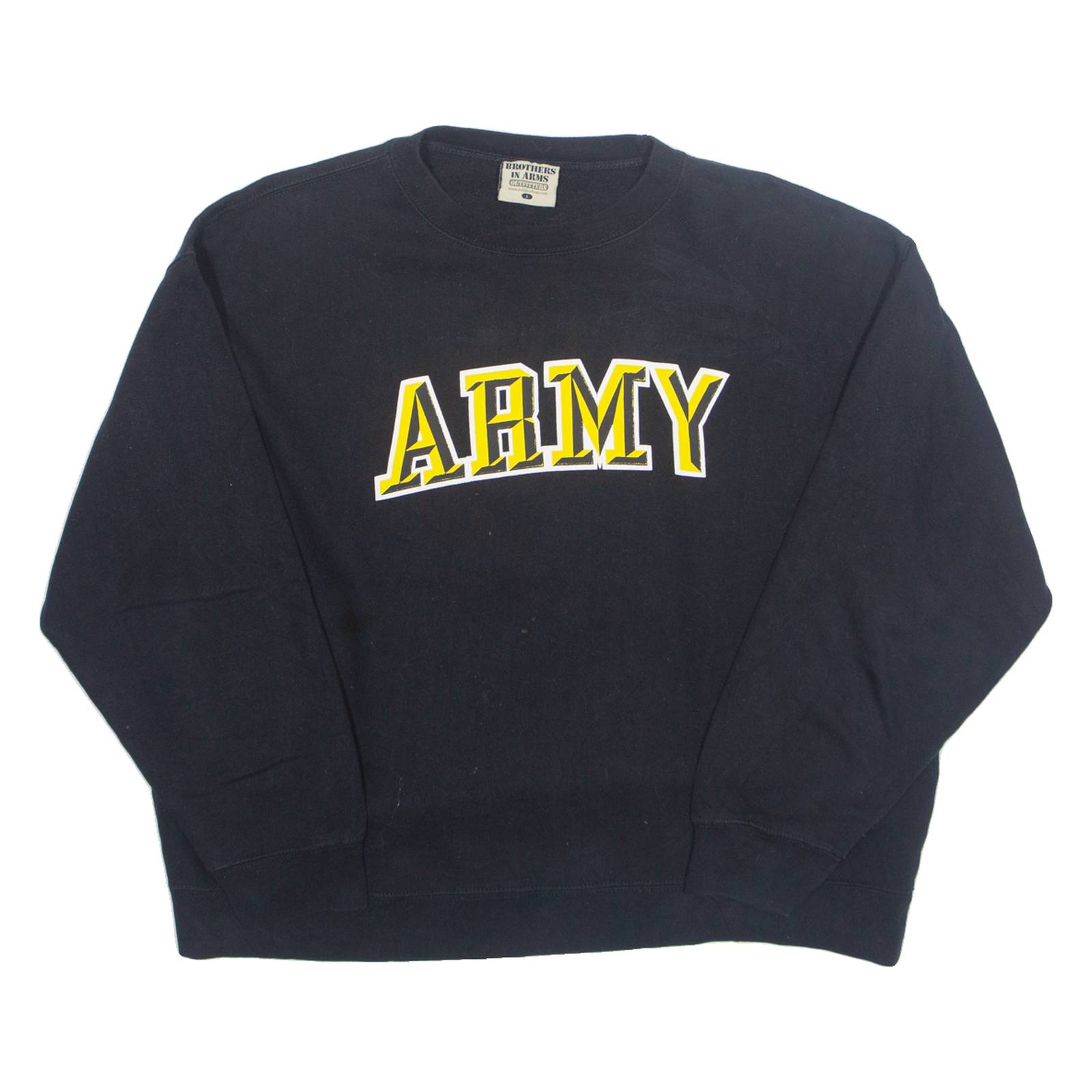 BROTHER IN ARMS Army Mens Sweatshirt Black L