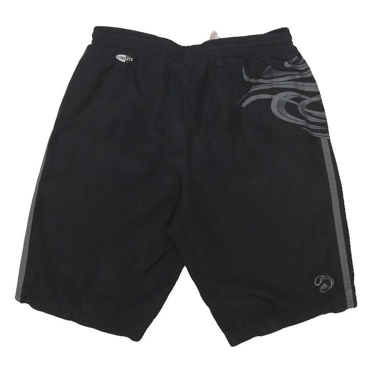 ADIDAS Mens Black Casual Shorts Predator XS W26 Sports Logo