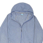TRESPASS Womens Blue Zip Jacket L Polyester Blend Hooded Plain Outdoor