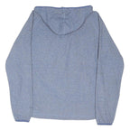 TRESPASS Womens Blue Zip Jacket L Polyester Blend Hooded Plain Outdoor