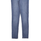 LEVI'S 721 Womens Jeans Blue Slim Skinny Denim Medium W26 L30 Classic Zip Fly