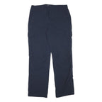 HENRI LLOYD Mens Polyester Blend Navy Relaxed Cargo Trousers W32 L31 Workwear