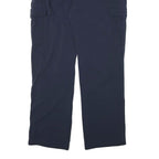 HENRI LLOYD Mens Polyester Blend Navy Relaxed Cargo Trousers W32 L31 Workwear