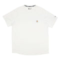 CARHARTT Mens White Cotton Blend Pocket T-Shirt L Short Sleeve Crew Neck
