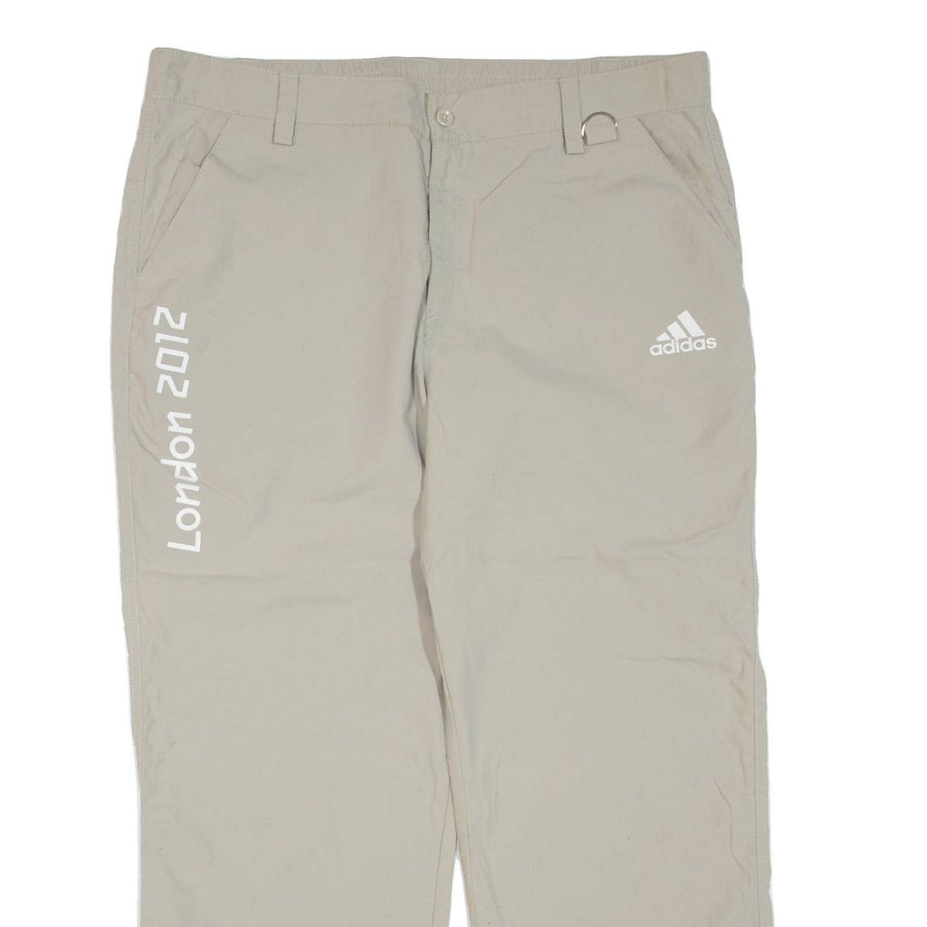 ADIDAS London 2012 Mens Trousers Grey Regular Straight W38 L28