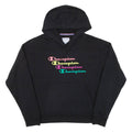 CHAMPION Womens Black Hoodie M