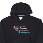 CHAMPION Womens Black Hoodie M