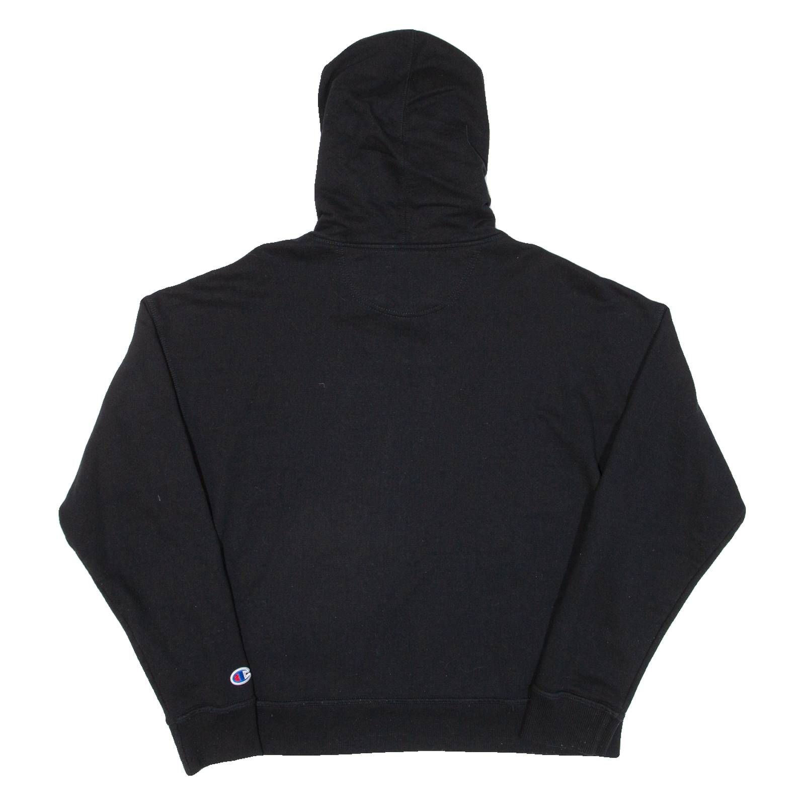 CHAMPION Womens Black Hoodie M