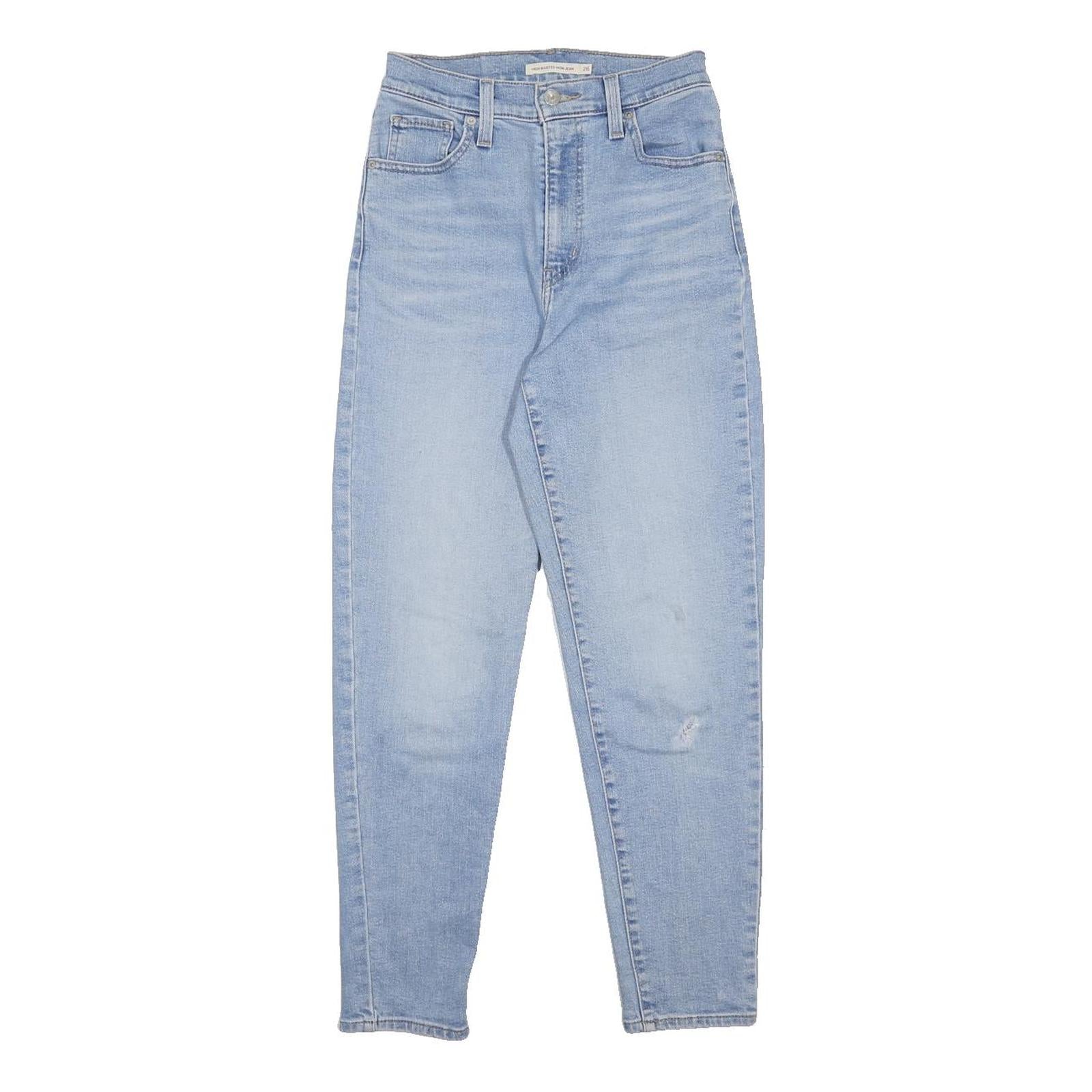 LEVI'S Womens Jeans Blue Slim Skinny Denim Medium W26 L29 Casual Stylish Zip