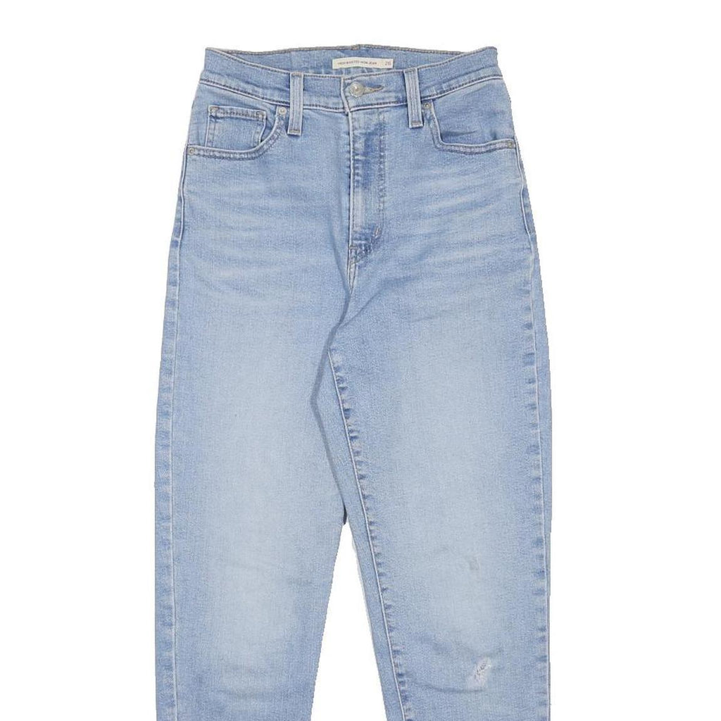 LEVI'S Womens Jeans Blue Slim Skinny Denim Medium W26 L29 Casual Stylish Zip