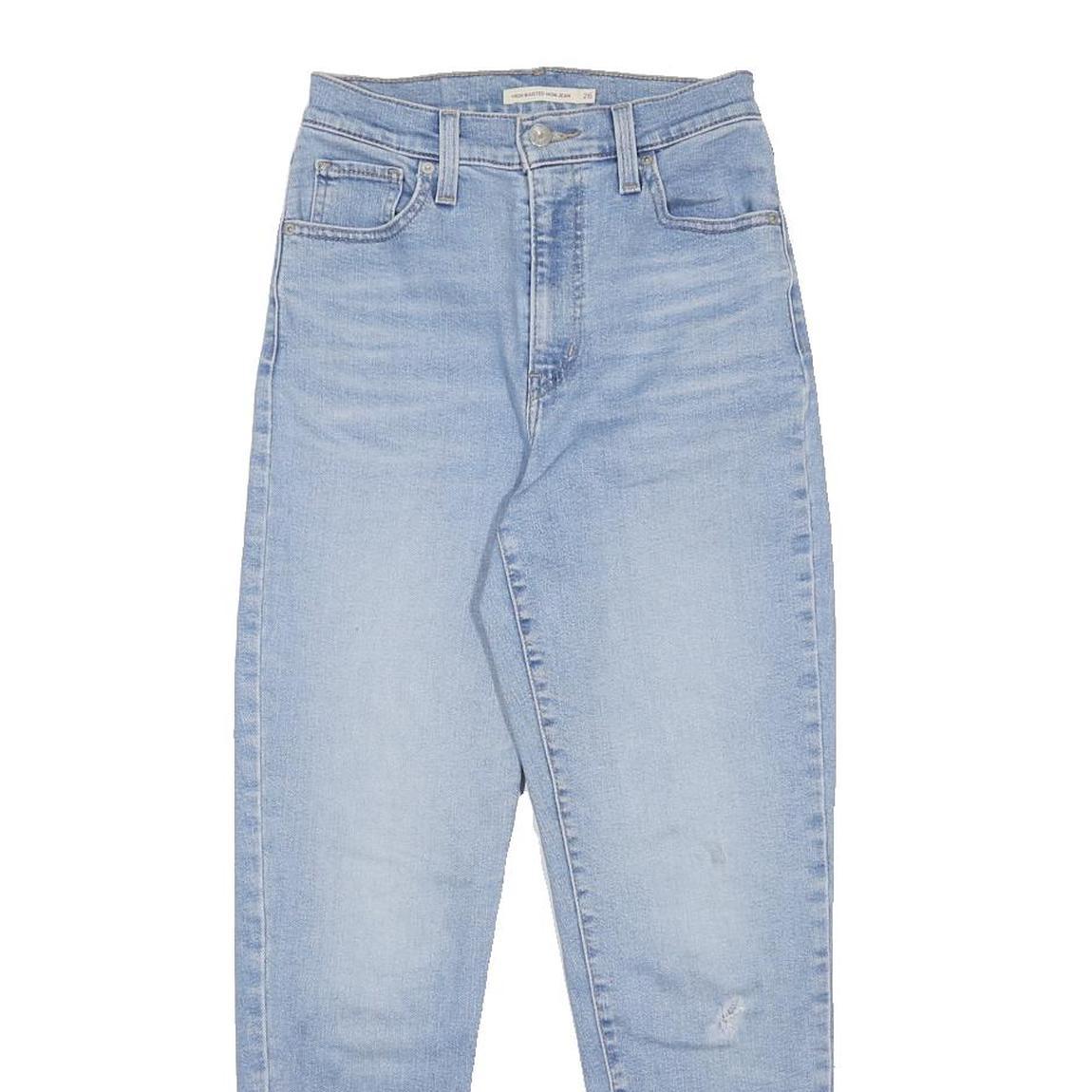 LEVI'S Womens Jeans Blue Slim Skinny Denim Medium W26 L29 Casual Stylish Zip