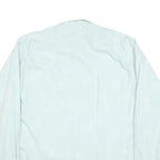 LORD HAMILTON Mens White Long Sleeve Shirt L Cotton Blend Classic Fit Button